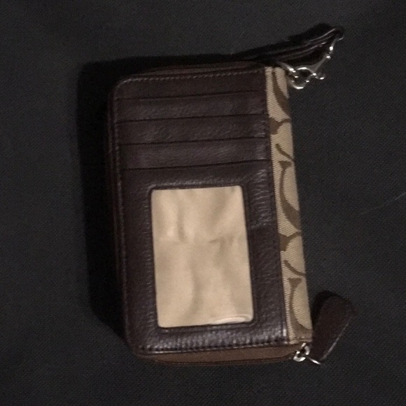 Small coach wristlet